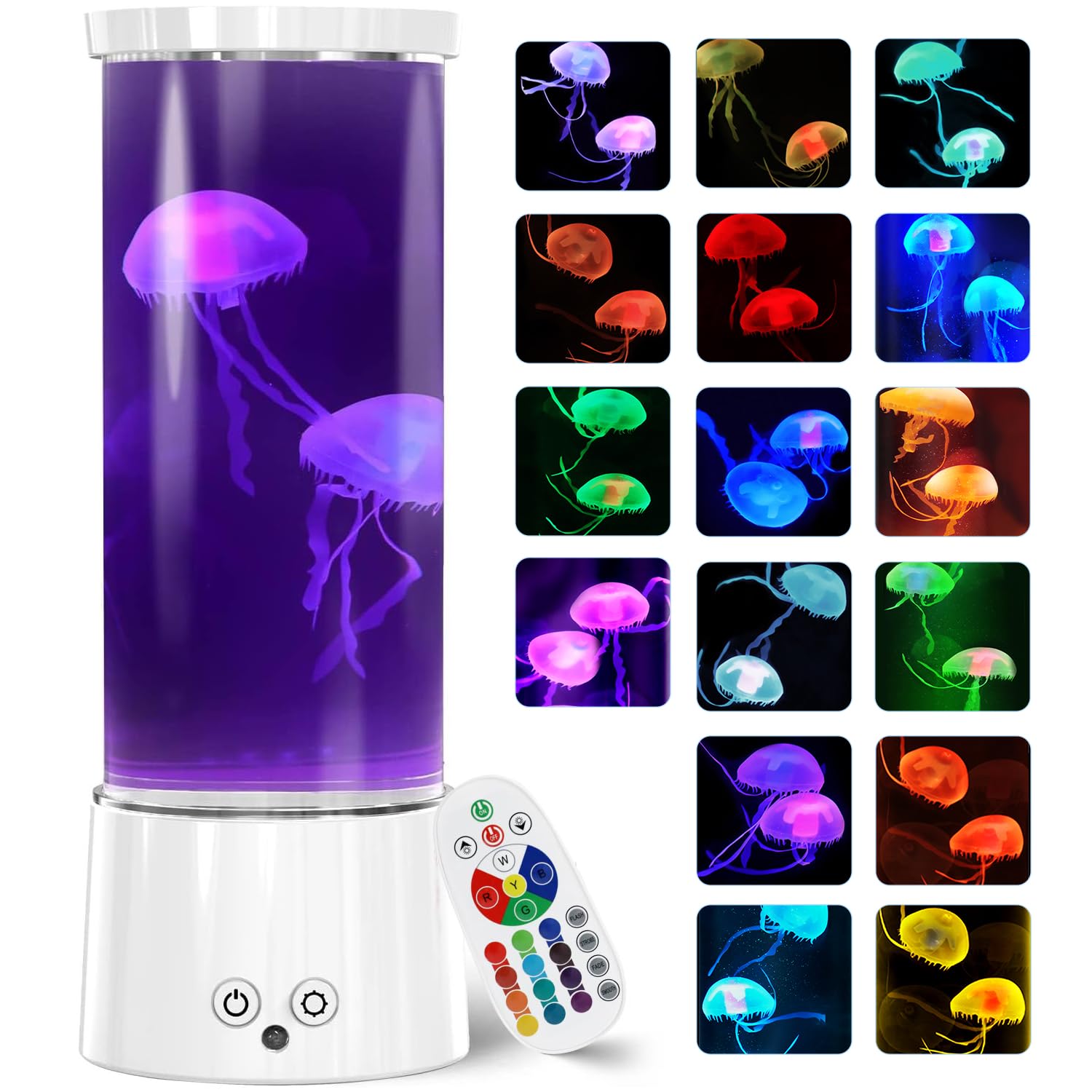 Jellyfish aquarium LED: Soft LED glow + lifelike jellyfish motion craft dreamy ocean visuals, turning spaces into calm, immersive havens.
